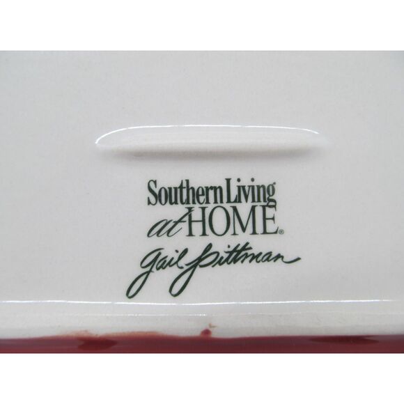 Gail Pittman Christmas Memories 8 1/4" Appetizer Plates Trays Set of 2 - Picture 7 of 11